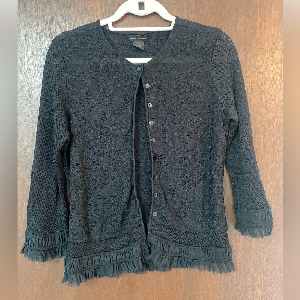 Adorable Lace Detail Sweater